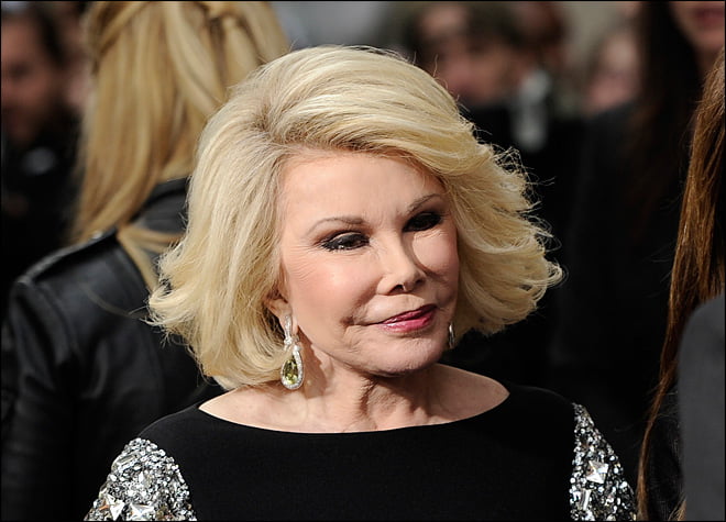 Joan Rivers faleceu nesta Quinta-feira