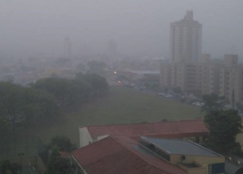 Paula Tanno Borelli fotografou do Nova Piracicaba chuva na cidade - Foto: Você no PIRANOT