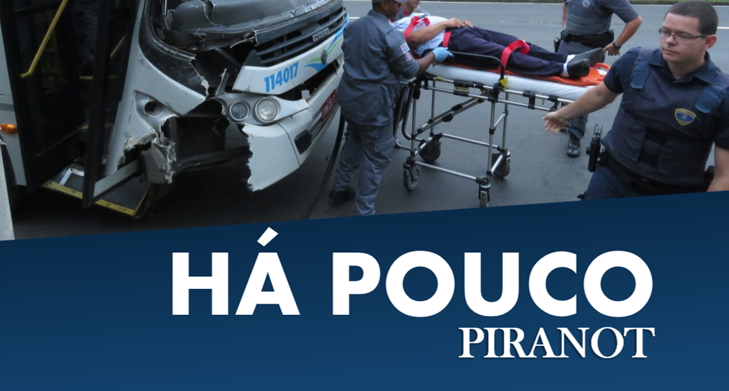 Motorista de ônibus passa mal e derruba poste em Piracicaba