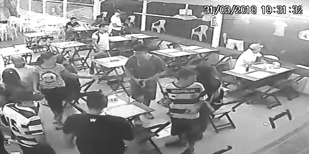 Câmera flagra guerra entre torcidas do Guarani e XV de Piracicaba