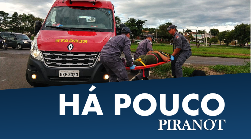 Caminhoneiro não respeita “pare” e colide com moto, em Piracicaba