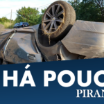 Motorista atropela cachorro e capota veículo em rodovia de Piracicaba