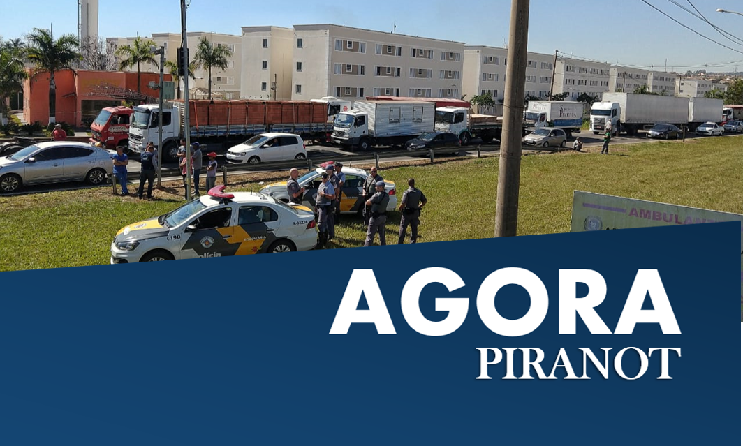 Protesto de caminhoneiros congestiona rodovia de Piracicaba