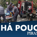 Motoqueiro colide na traseira de veículo e se acidenta, em Piracicaba