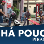 Acidente de moto congestiona trânsito no centro de Piracicaba