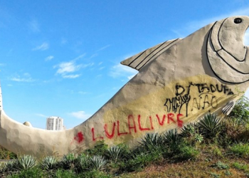 Monumento na entrada de Piracicaba é novamente vandalizado