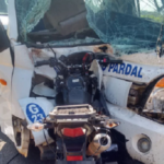 Idoso morre em grave acidente entre moto e caminhão nesta tarde (24)
