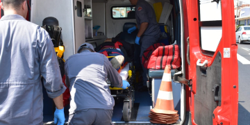 Motoqueiro fica ferido após acidente nesta manhã em Piracicaba