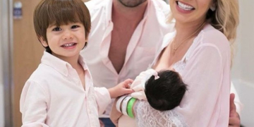 Ex BBB Adriana Sant’Anna mostra pela primeira vez foto de sua filha Linda