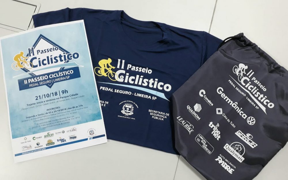 Passeio ciclístico em comemoração ao mês da GCM acontece neste domingo (21), em Limeira