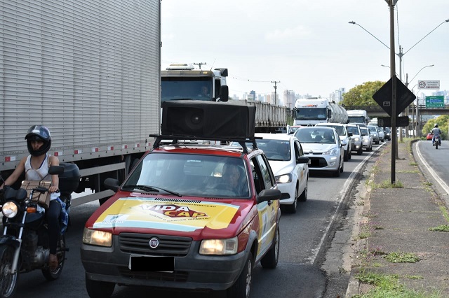 Em Piracicaba, obra na Geraldo de Barros exige atenção redobrada dos motoristas