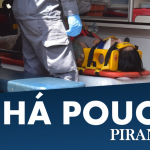 Motoqueiro desvia de veículo e atropela dois pedestres, em Piracicaba