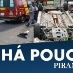 Motorista cochila no volante e capota veículo em rodovia de Piracicaba