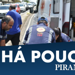 Acidente entre carro e moto causa grande congestionamento em avenida de Piracicaba