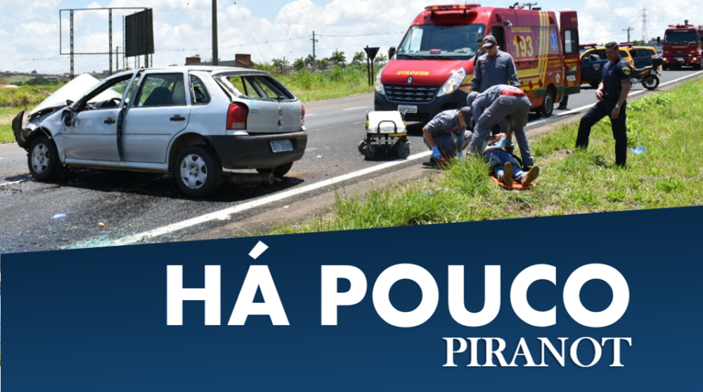 Veículo capota em rodovia de Piracicaba e deixa duas vítimas