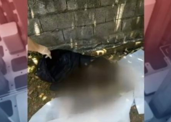 Corpo encontrado na UBS | Foto: Reprodução| Record TV