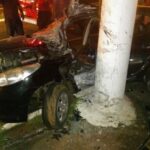 Acidente de carro deixa três jovens gravemente feridos nesta segunda (21)