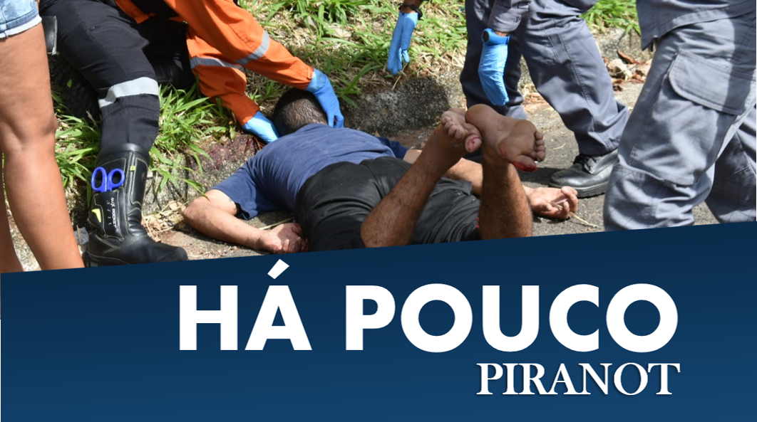 Em Piracicaba, homem perde controle de motocicleta e cai de barranco