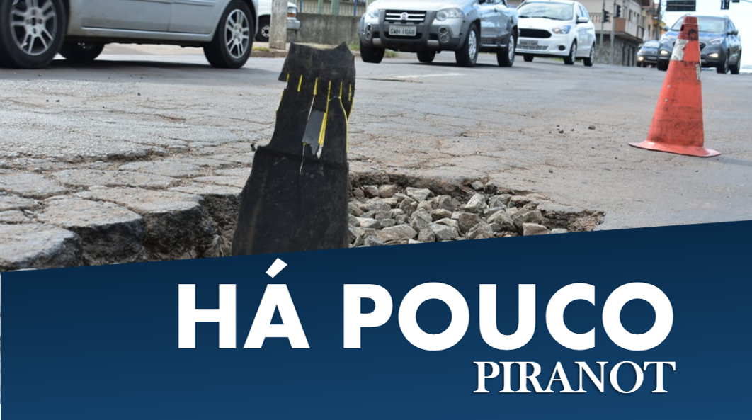 Em Piracicaba, mulher de 39 anos se acidenta de moto devido a buraco na via