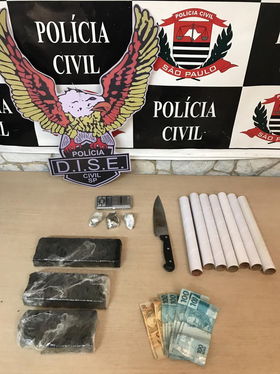 DISE realiza duas apreensões de drogas em Piracicaba (SP)