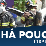 Veículo com três ocupantes pega fogo na manhã desta sexta (15), em Piracicaba