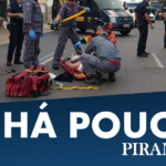 Acidente entre carro e moto causa congestionamento em bairro de Piracicaba