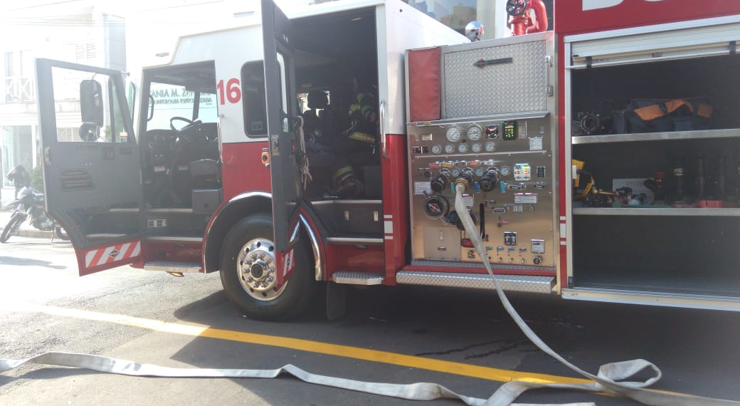 Princípio de incêndio mobiliza Corpo de Bombeiros em Piracicaba