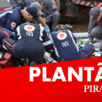Em Piracicaba, acidente entre moto e caminhão deixa motociclista em estado grave