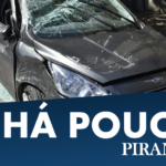 Em Piracicaba, veículo capota e motorista é socorrida às pressas a Unimed