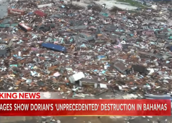 Novas fotos e vídeos aéreos mostram destruição causada pelo furacão Dorian