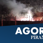 Fogo se espalha e ameaça empresas em rodovia de Piracicaba