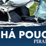 Carro fica destruído após grave colisão com caminhão em rodovia de Piracicaba