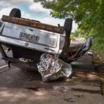 Fotos do acidente fatal em Piracicaba e da remoção do corpo ao IML