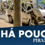 Idoso perde controle de veículo e colide contra poste em avenida de Piracicaba