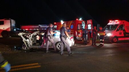 Bebê de sete meses é encaminhado à UTI de Piracicaba após grave acidente com os pais