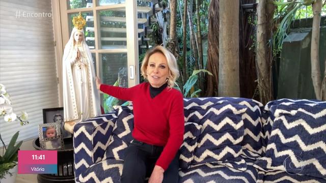 Ana Maria Braga agradece cura do câncer