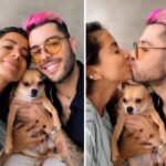 Anitta e Gui Araújo dão o primeiro beijo após flertes em rede social
