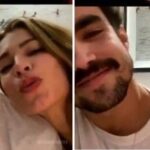 Grazi Massafera invade transmissão ao vivo de Caio Castro e cutuca ator