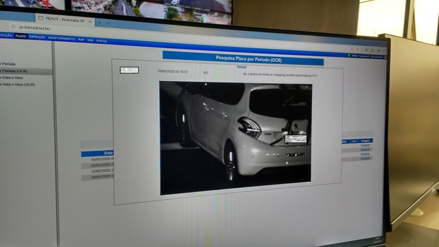 Câmeras instaladas em Piracicaba ajudam a detectar carros roubados ou clonados Câmeras instaladas em Piracicaba ajudam a detectar carros roubados ou clonados