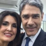 Fátima Bernardes elogia entrevista do ex-marido William Bonner no ‘Conversa com Bial’