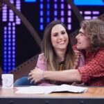 Tatá Werneck e Rafa Vitti gravam programa juntos para comemorar Dia dos Namorados