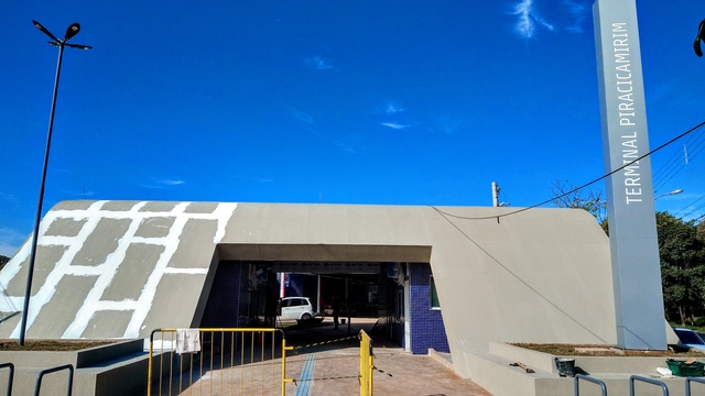 Em Piracicaba, reconstrução do Terminal Piracicamirim entra na fase final Em Piracicaba, reconstrução do Terminal Piracicamirim entra na fase final