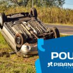 Após sentir sonolência, motorista capota veículo em rodovia de Piracicaba