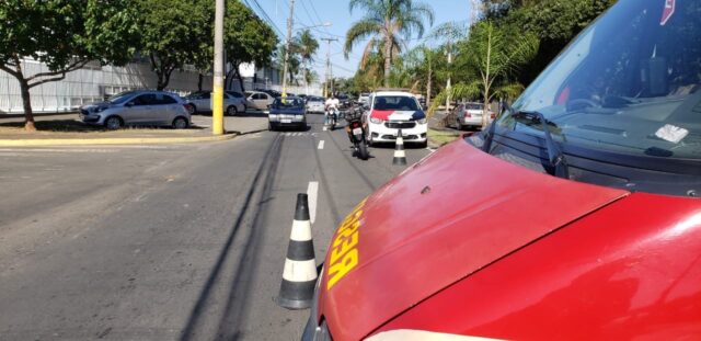 Uma foto do local do acidente Uma foto do local do acidente