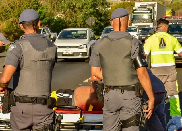 Uma foto do acidente na rodovia Luiz de Queiroz, em Piracicaba Uma foto do acidente na rodovia Luiz de Queiroz, em Piracicaba