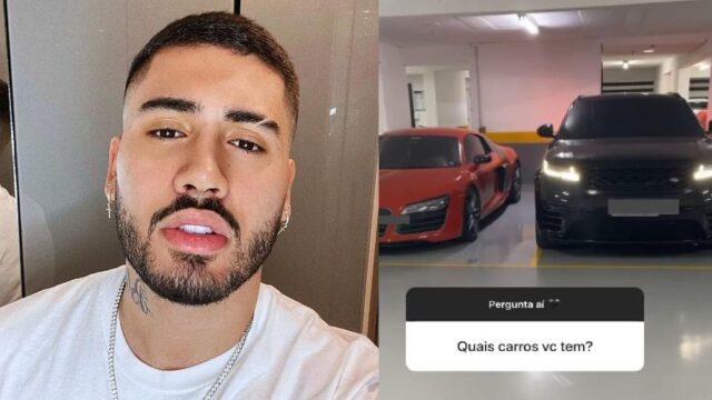 Kevinho ostenta carrões de luxo - Reprodução
