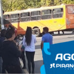 Ônibus desgovernado invade estabelecimento comercial de Piracicaba