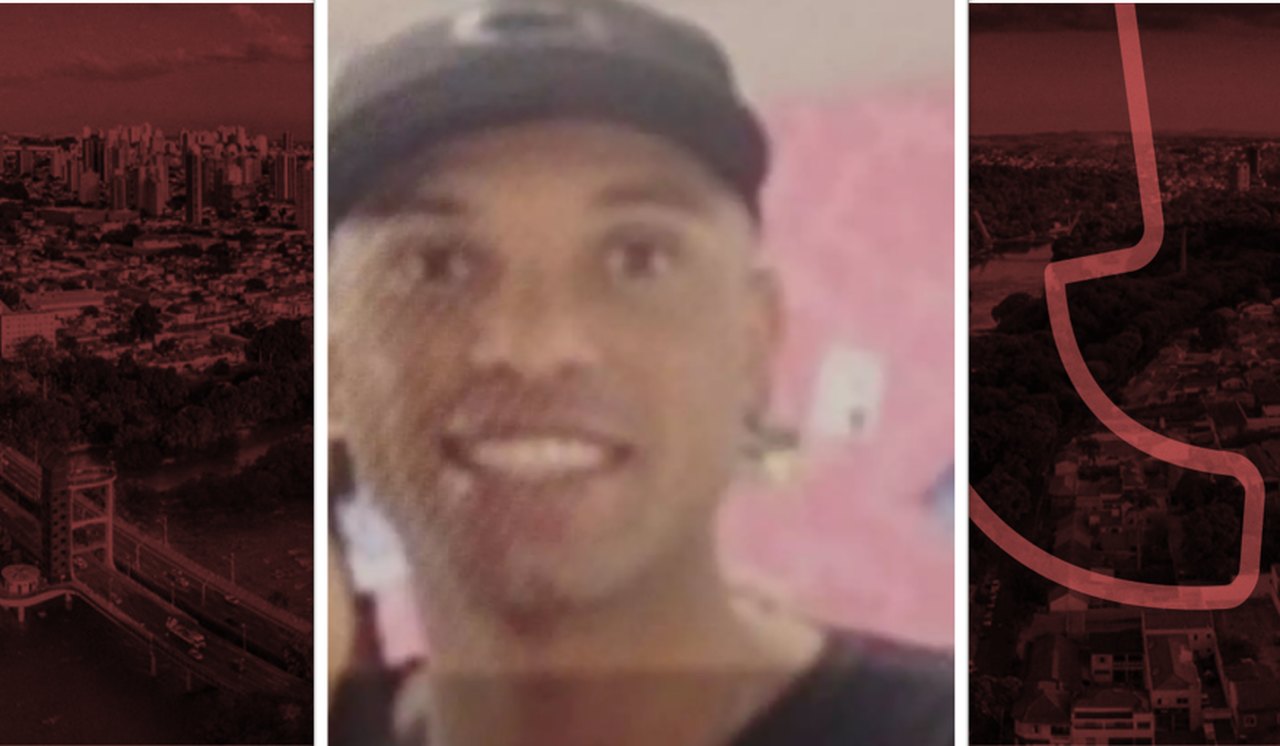 Na foto aparece o rosto de Paulo Ricardo, suspeito de sequestrar a adolescente