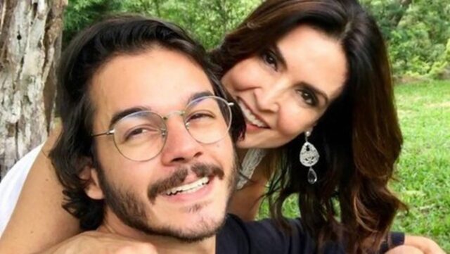 Uma foto que mostra Túlio Gadêlha e Fátima Bernardes Uma foto que mostra Túlio Gadêlha e Fátima Bernardes