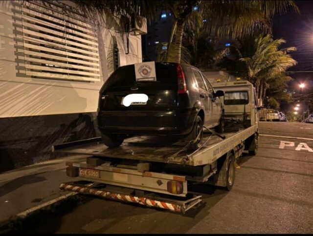 Foto do veículo apreendido